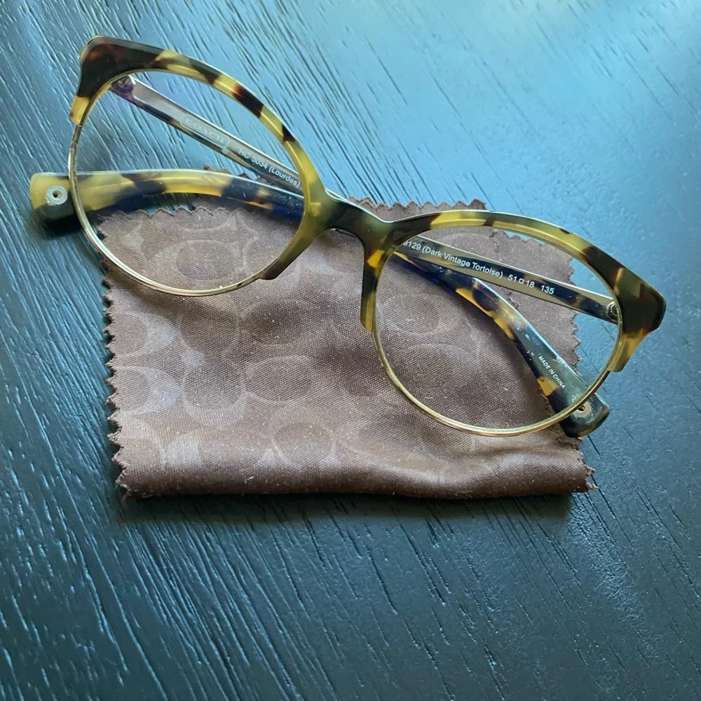 Coach Lourdes Optical Frames (LENS are Rx)